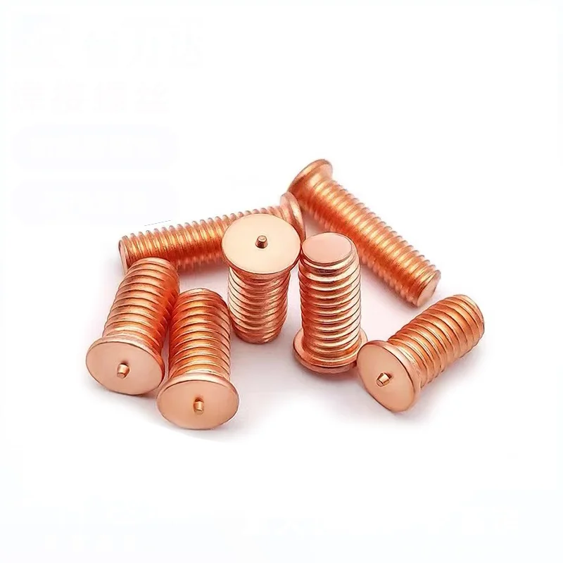 Battery fastener bolts manufacturer Stainless Steel Galvanized Copper Brass customized welding bolt Self Clinching Stud Bolt