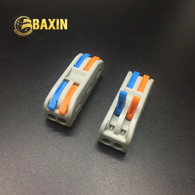  BAXIN 222-2-2 2-2-контактный проводной разъем для быстрого