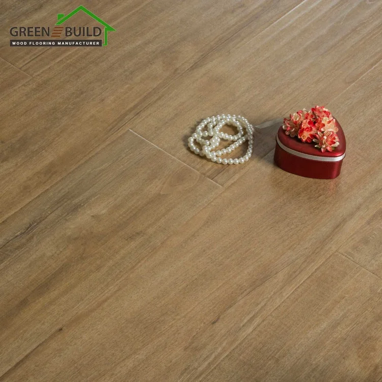 Best Price 12mm AC3 Light Brown Waved Floating Water-resistant Indoor Laminate Flooring