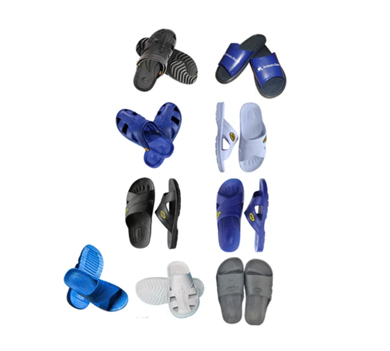 
ESD SPU/PVC Safety Shoes Cleanroom Slippers 