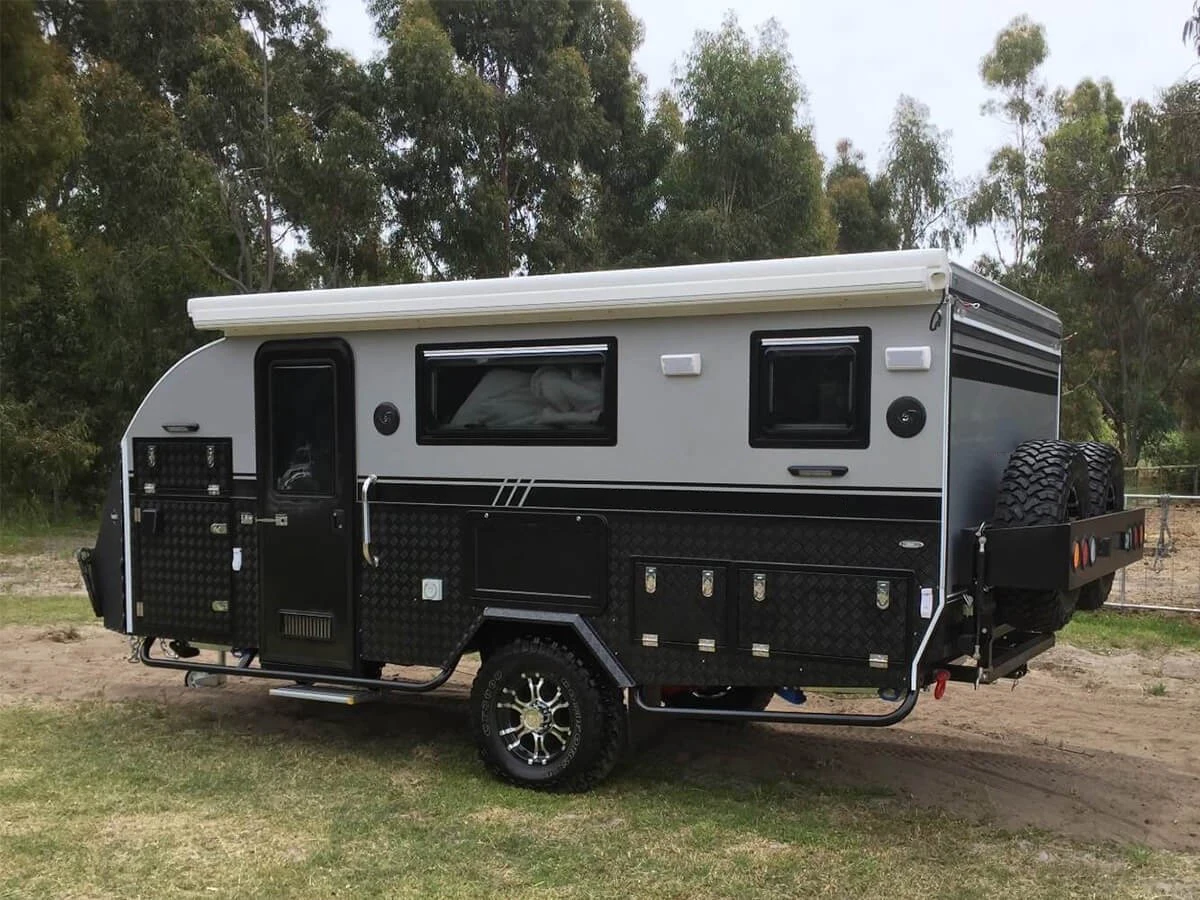 15 футов Австралийский круизер внедорожник трейлер и поп-топ Гибридный фургон