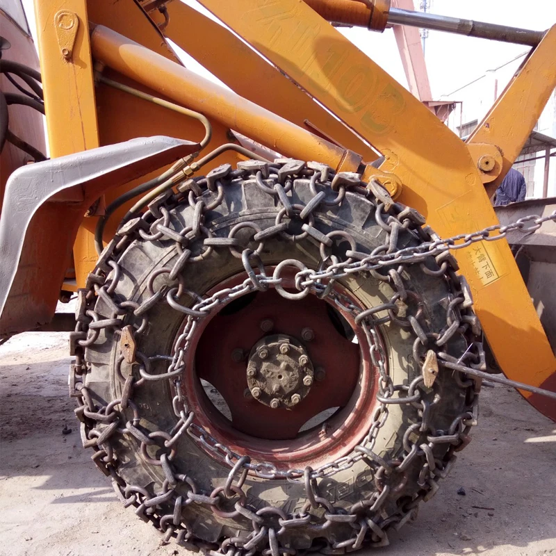 14.00-25 Heavy Duty Steel Welded Link Skidder Tyre Protection Chain Zapato Nieve Snow Chain