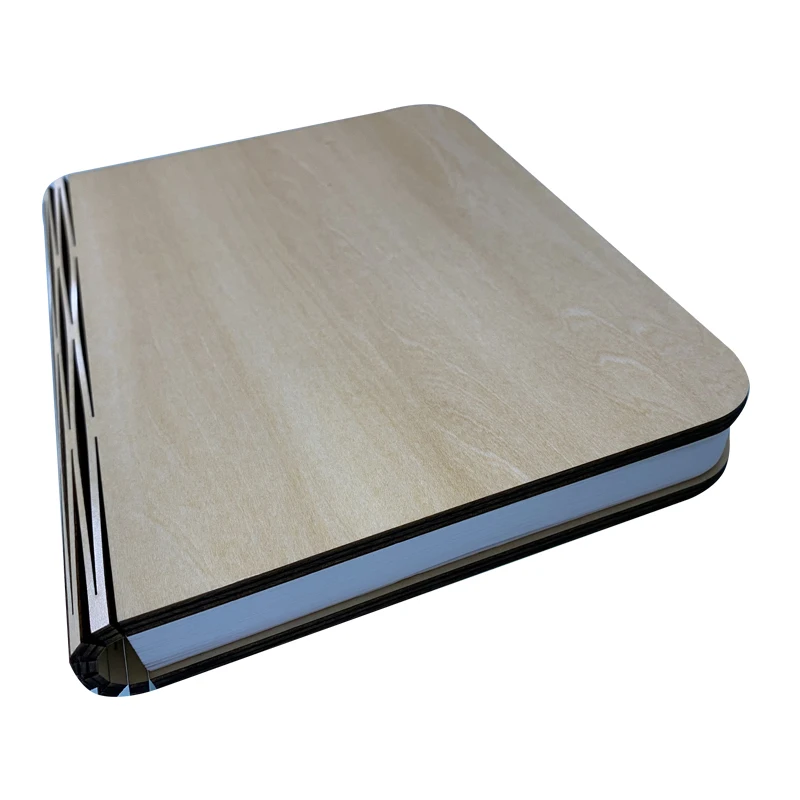 Individuality Customized Design Wooden Led Book Lamp Foldable Waterproof Rechargeable Book Light