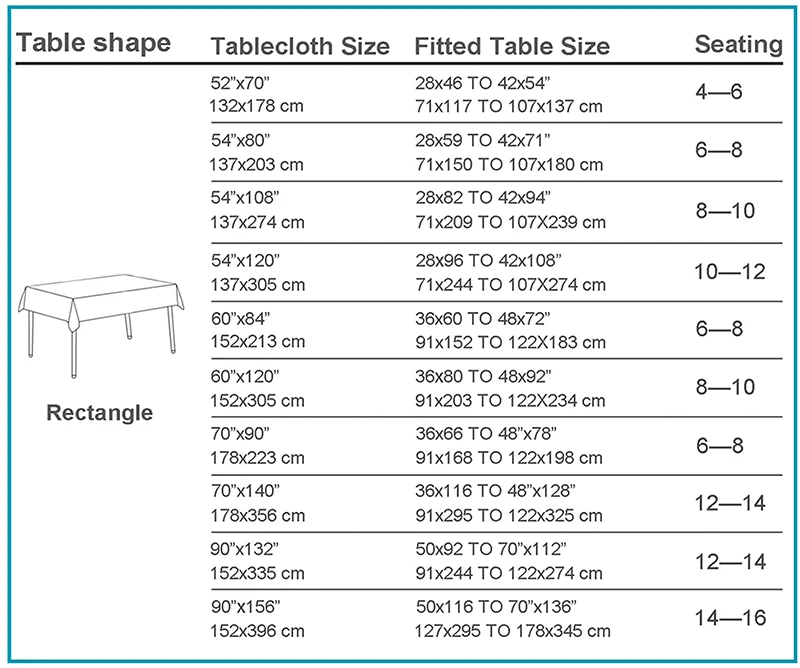 Tablecloth Stain Resistant and Wrinkle White Tablecloth Polyester Table Cover  For Dining Table Buffet Parties