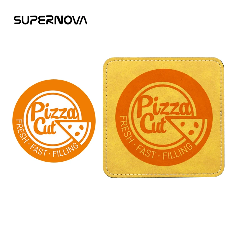 
Hot Selling Sublimation Blanks Personalized Leather Coaster for Printing 