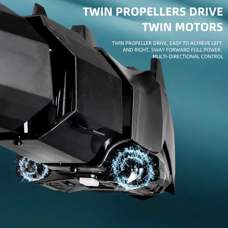 2.4Ghz Remote Control Snake Bionic Robot Snake Swimming in the Water 2 Speed Mode Mechanical Monty Python Toy for Kids