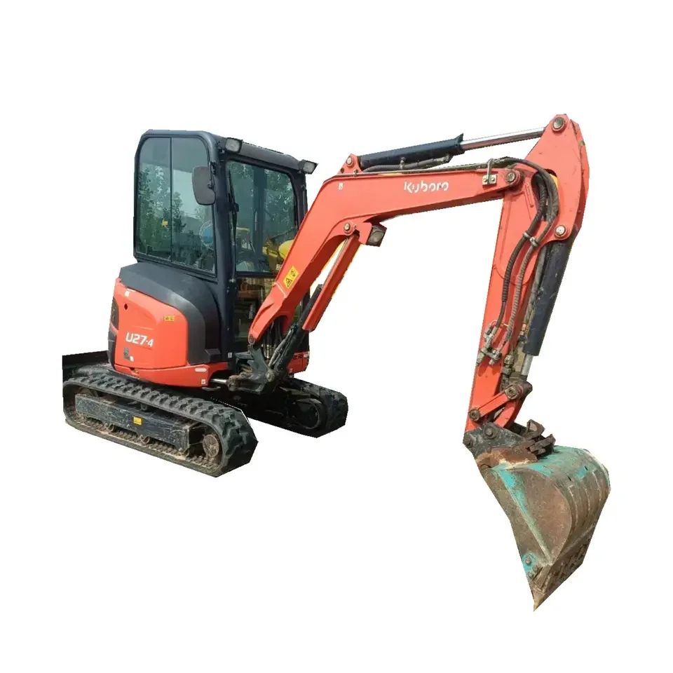 Высококлассный готовый к работе подержанный экскаватор Kubota 2 т U27-4 гусеничный б/у