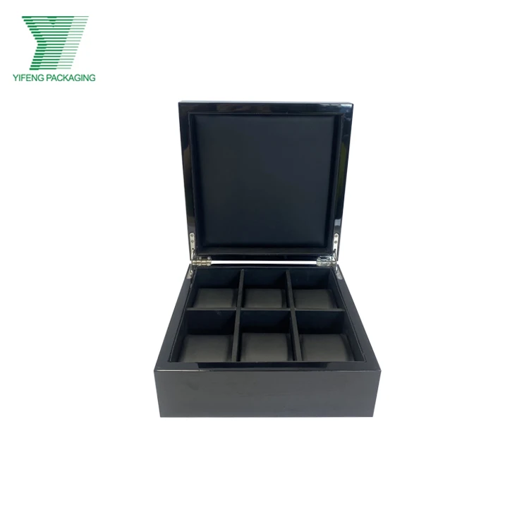 Gift wooden box wholesale handmade Essential Oils Box  Creative hexagonal storage wood jewelry packaging box