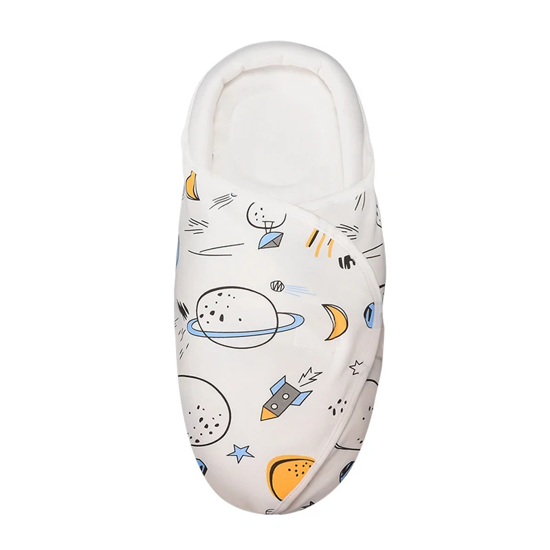 Baby Swaddle Wrap Newborn Blanket 0-3 Months Baby Wrap with Head Supporting Function Wearable Swaddle Sleep Sack