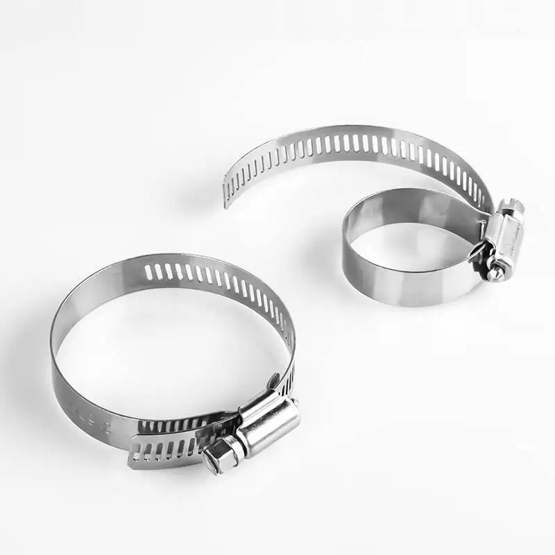 High Quality Germany American Type 304 Stainless Steel Adjustable Pipe Clamp Hose Clamps