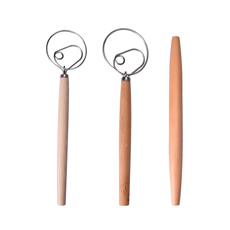 Корзина для хлеба, набор для выпечки хлеба, скребок для теста с Датским венчиком, скребок для теста и хлеба