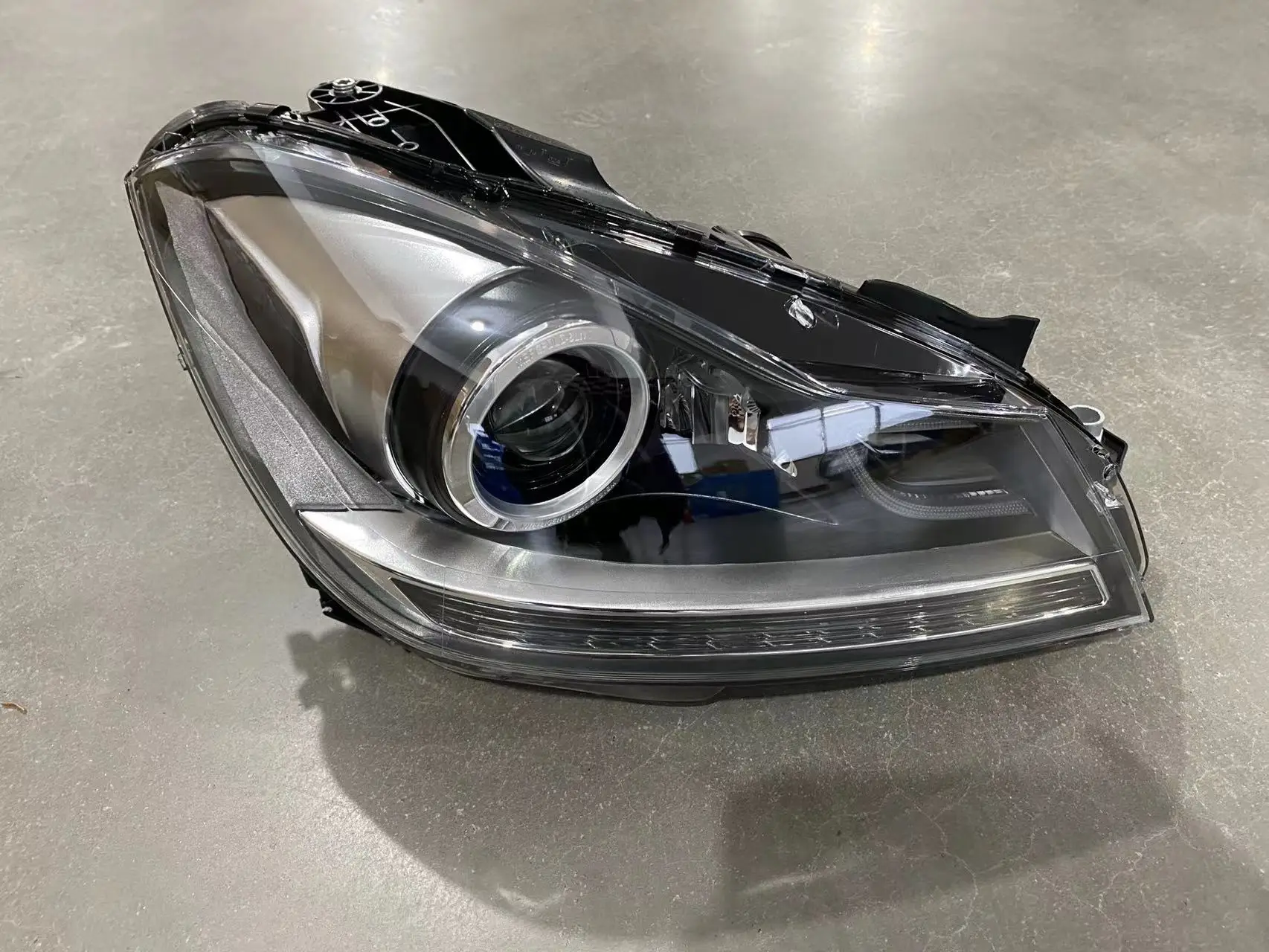 High quality auto body kit include front rear bumper assembly for Mercedes Benz C W204 2008-2014 up to C63  AMG style