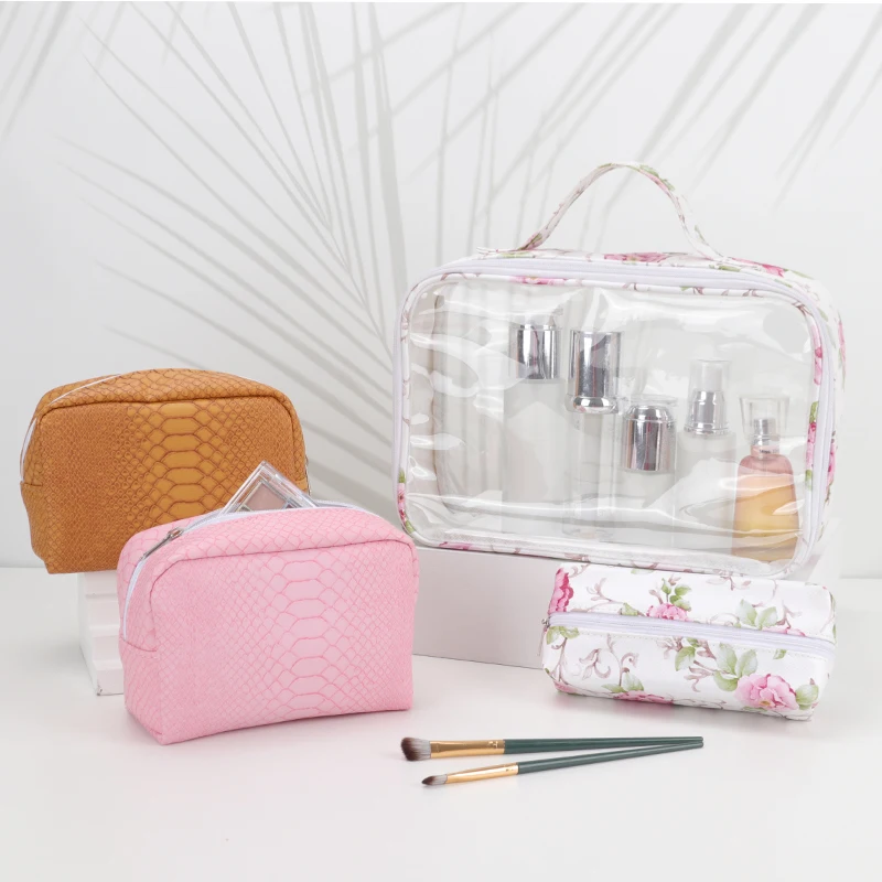 Custom Logo Travel 3 In 1 Cosmetic Multi-Functional Toiletries Waterproof Bag