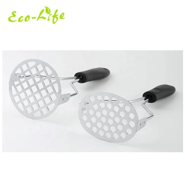 Food Grade Kitchen Tools Stainless Steel Fruit Vegetable Ricer Potato Masher