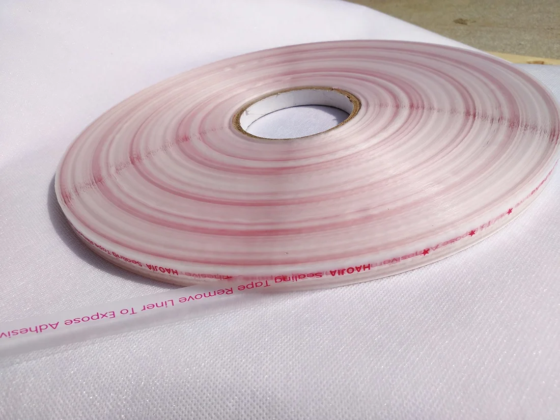 Lower price best quality resealable adhesive PP bag sealing tape