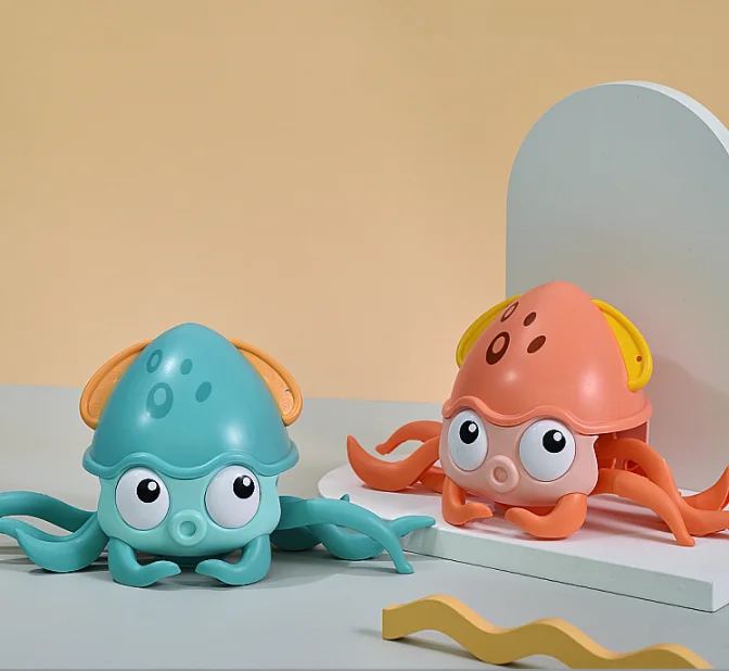  2021 игрушки для купания детские мини-ползунки забавные водные летние бассейна осьминог Игрушки ванны с
