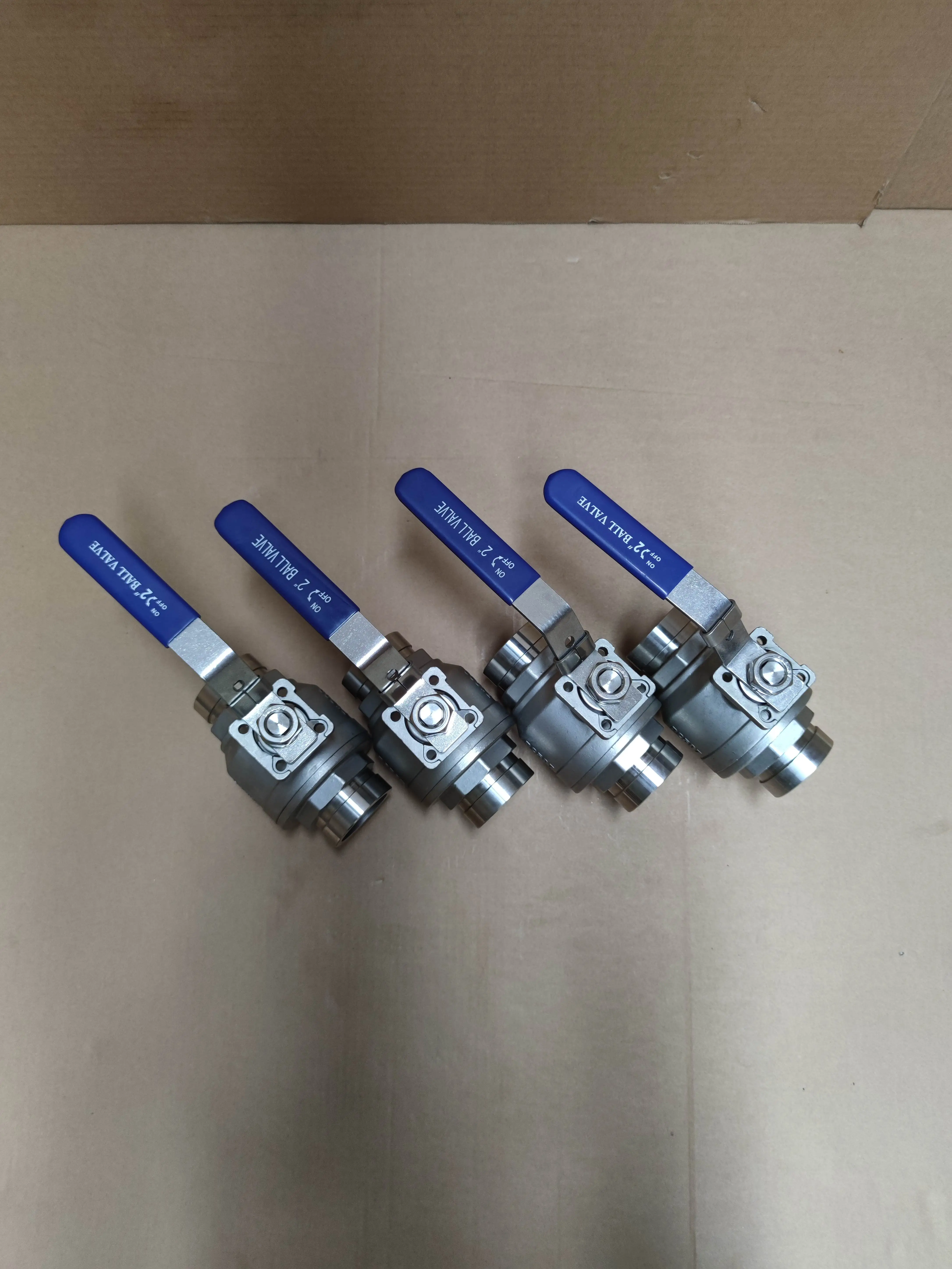 High Pressure 1200PSI Grooved End Ball Valve with Top Mount Plate with Handle