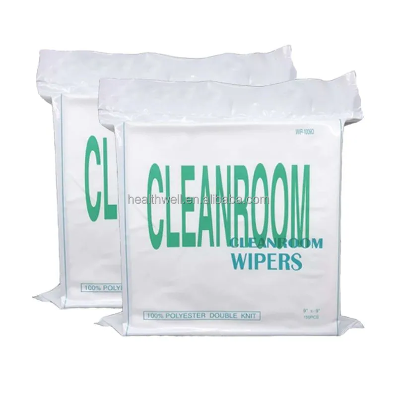 Cleanroom Wiper 100% Industrial Clean Room Disposable Wipes