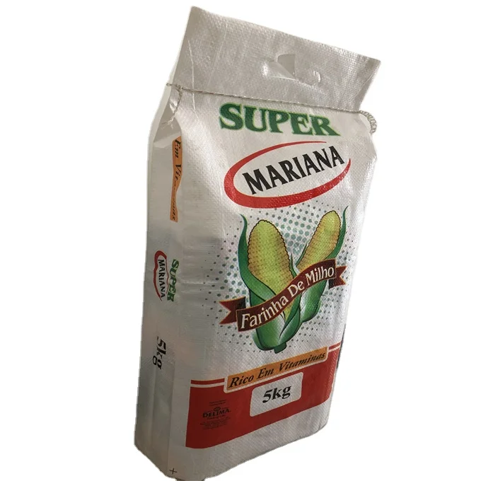 packaging plastic pp woven polypropylene bags rice wheat corn maize flour packaging 50kg