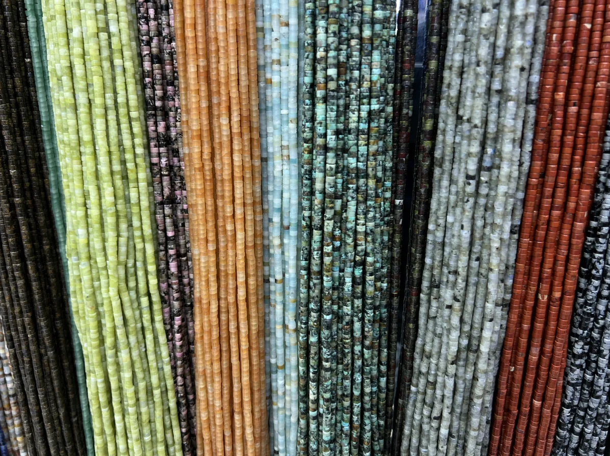 Wholesale 4mm rondelle shape natural amethyst heishi beads gemstone beads DIY For jewelry making