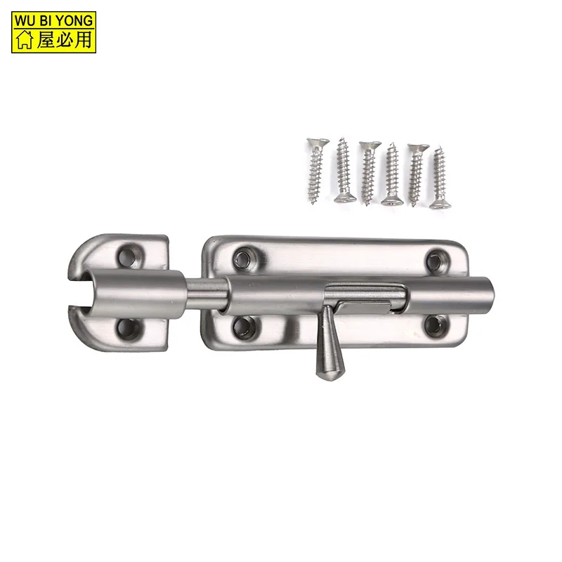 Promotional Items Stainless Steel Heavy Duty Barrel Bolt Slide Tower Bolt For Apartment