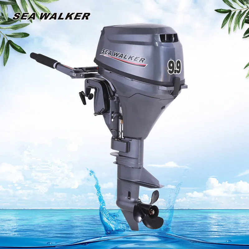 Seawalker 4 Stroke 9.9HP Outboard Motor Boat Engine Short Shaft For Fishing Boat Sports Racing