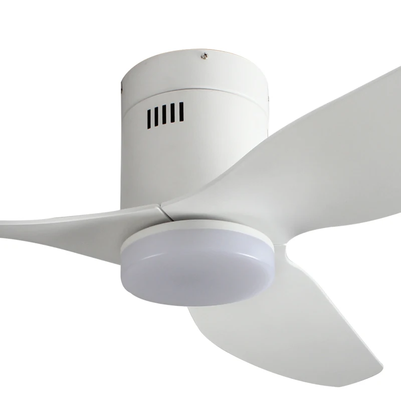 China manufacturer modern design 42 52 inch indoor bedroom smart 3 ABS blade dc bldc remote control white ceiling fan