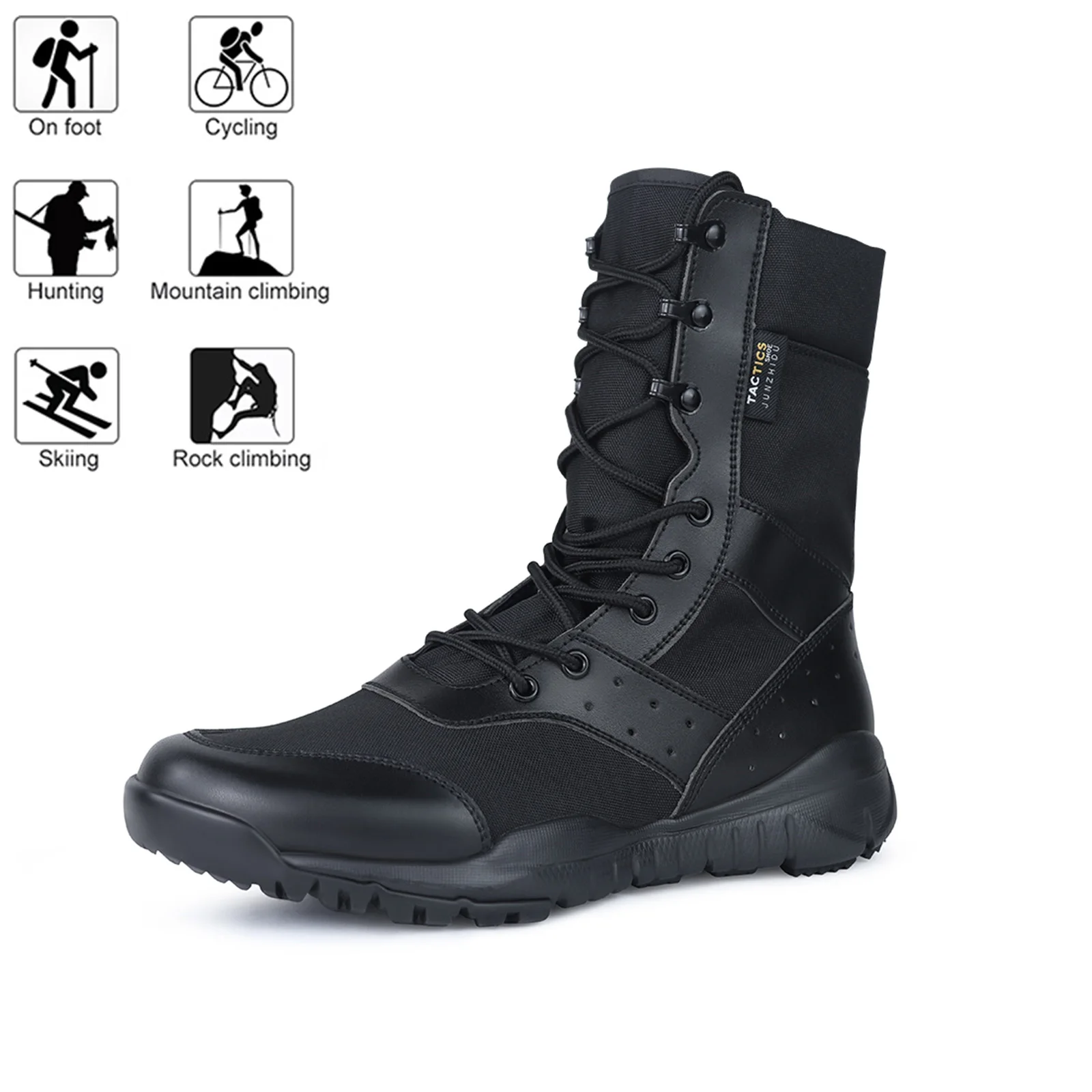 Custom Shoes Manufacturers Breathable Sports Men Desert Hiking Boots Anti-Slip Trekking Shoes