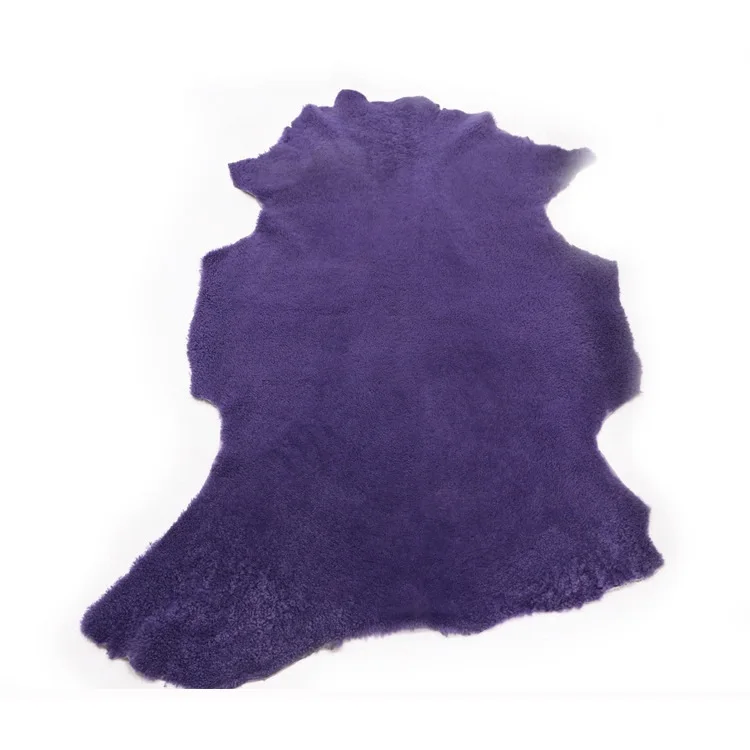 Leather Garments Trimming Use Double Face Soft Curly Lambskin Customized Fleece Hair On Shearling Sheepskins