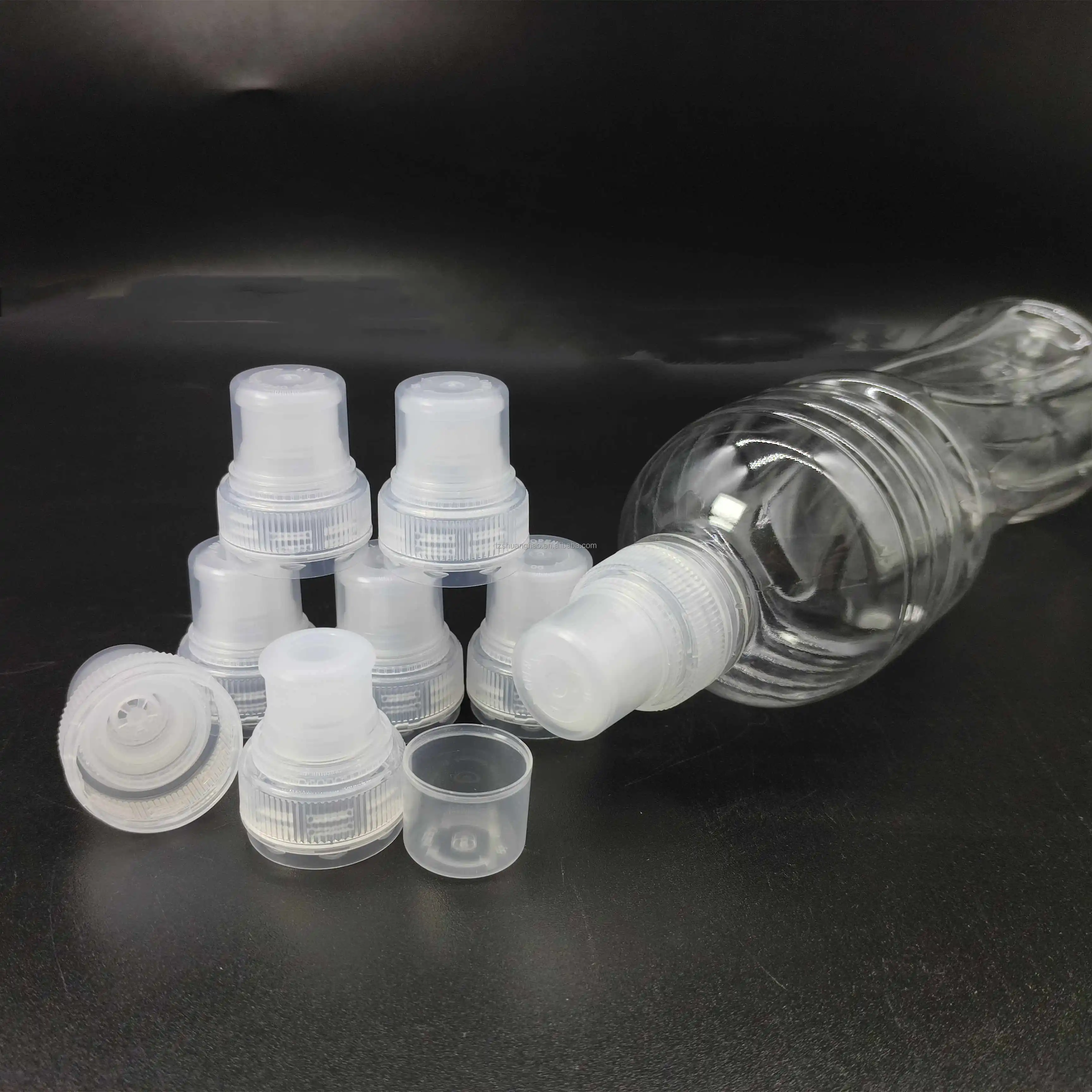 Новый дизайн PP PE пластиковый push pull колпачок 28 мм PCO 1881 1810 спортивная крышка бутылки