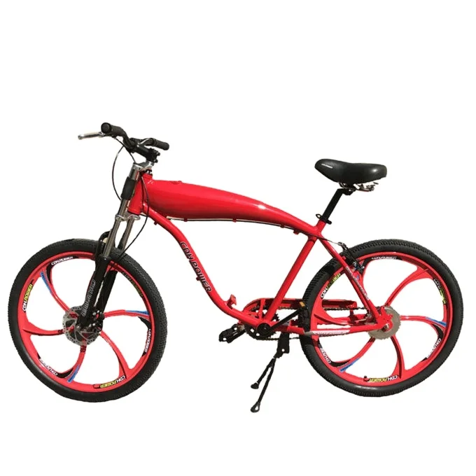 2 stroke 80cc gasoline engine powered motorized bicycle