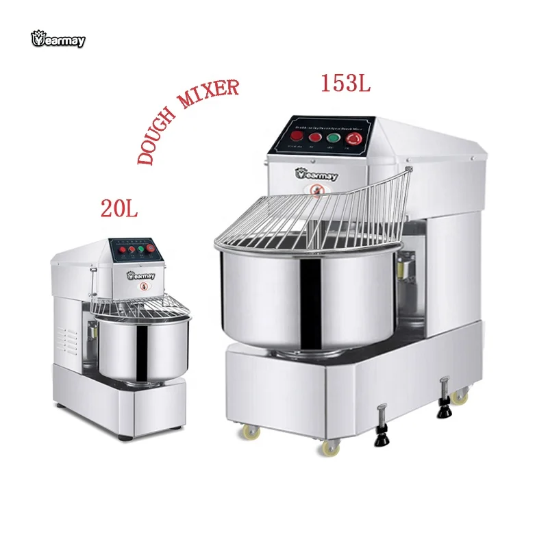 Baking Equipment Flour Mixing Pizza Dough Commercial Bread Mixer Machines Hs150 Spiral Mixer 50Kg Buy Dough Mixer