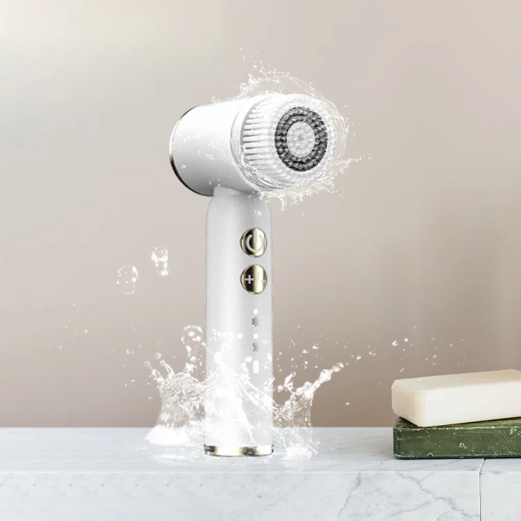 LED Display Rechargeable Handheld Waterproof Exfoliate Remove Dead Tighten Skin Face Deep Cleansing Brush