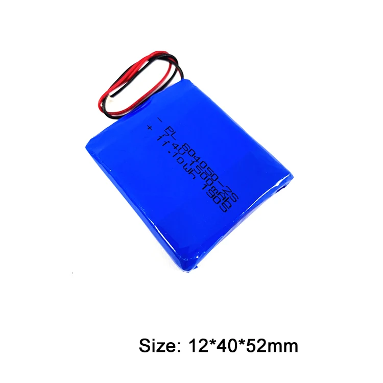 Lithium Battery 7.4V 1500mah 1000mAh 2S1P Lipo Rechargeable Ion Polymer With Pcb and Connector