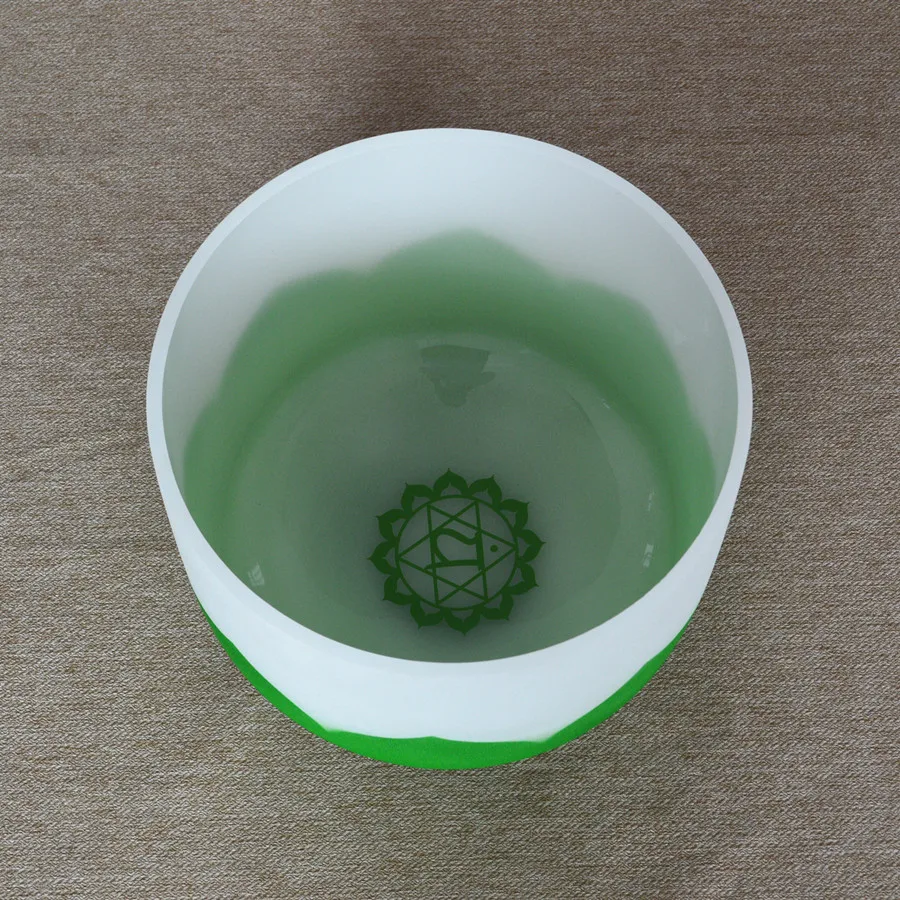 Кварцевая матовая чакра, лотос, Хрустальная Поющая чаша, набор