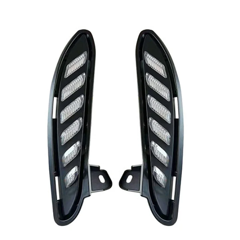 KEEN 12v Daytime Running Light for Toyota Harrier Venza 2020-2022 Start-scan DRL Driving Fog lights with Flow Turning Headlight