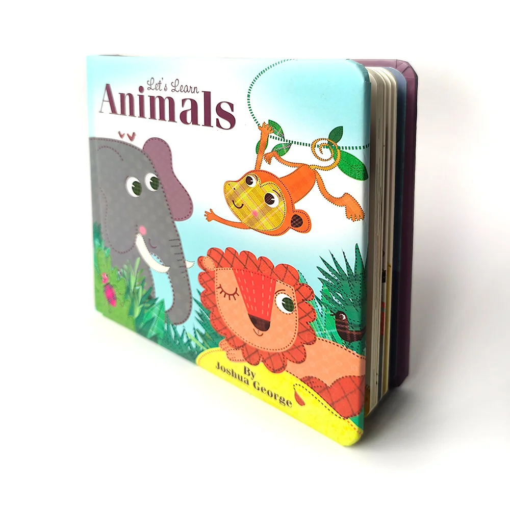 Children book printing soft cover Baby bedtime story Animals board books kids kindergarten Education books