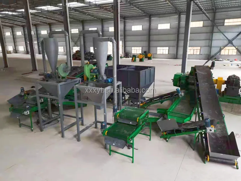 Complete Waste Tyre Recycling Plant of Recycling Tyre Equipment