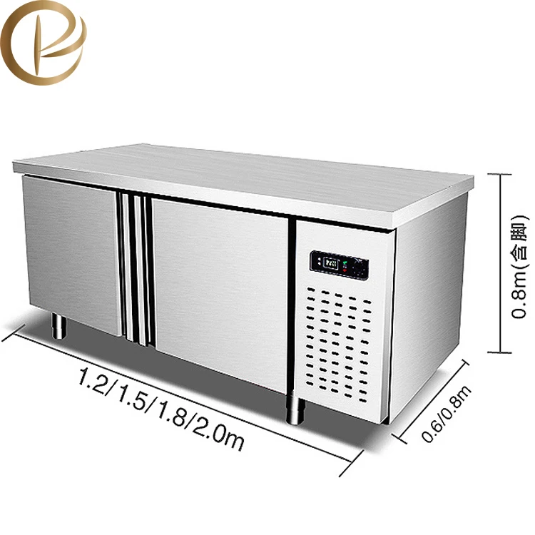 220V shop refrigerator 1200*700*1930mm Mobile Commercial 4 Door Freezer 800L Stainless Vertical Fridge Freezer For Restaurant