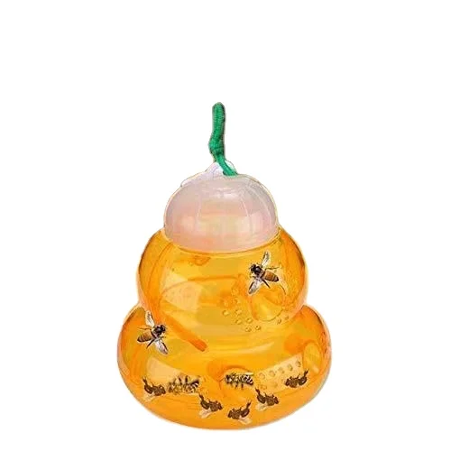 HeavyDuty Wasp Trap for Outdoor Use Hornet Traps Catcher with Hanging Design