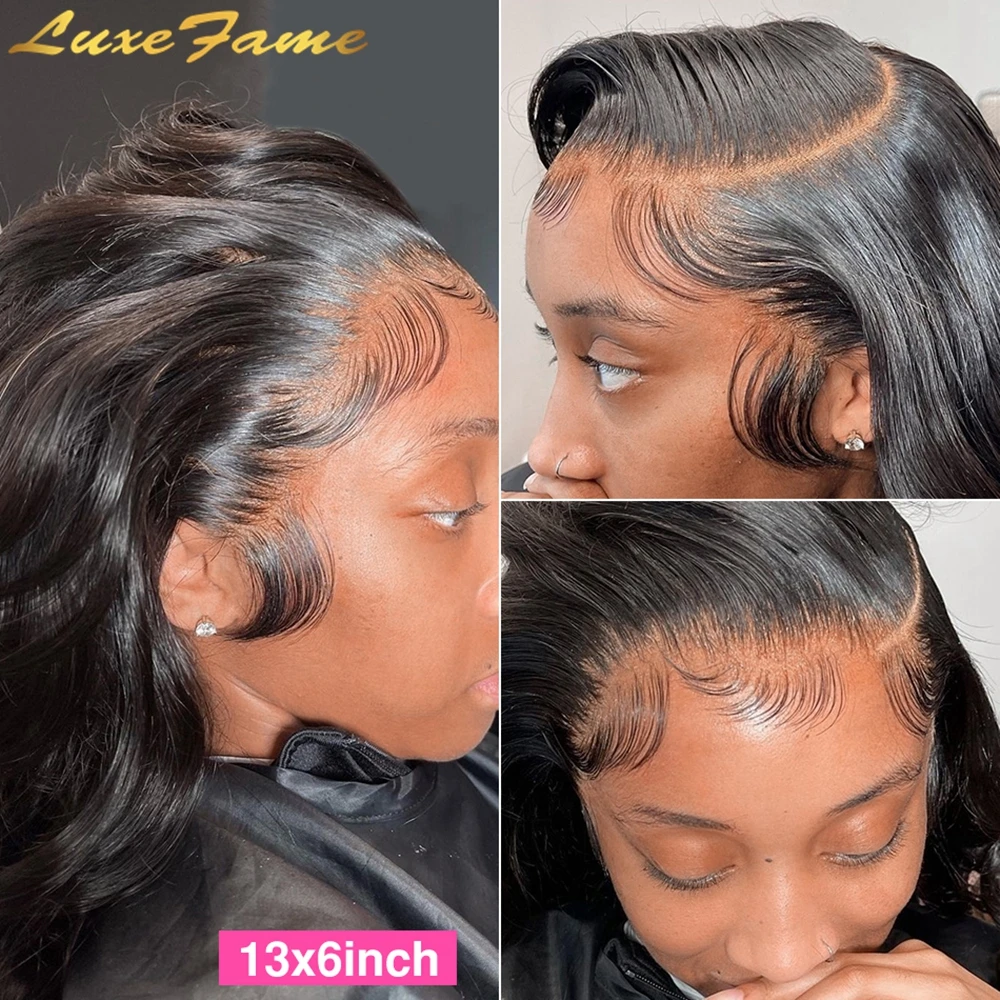 180% Density HD Lace Human Hair Wigs Wholesale,13x4 13x6 Lace Front Wigs For Black Women,Virgin Hair Transparent Lace Front Wigs