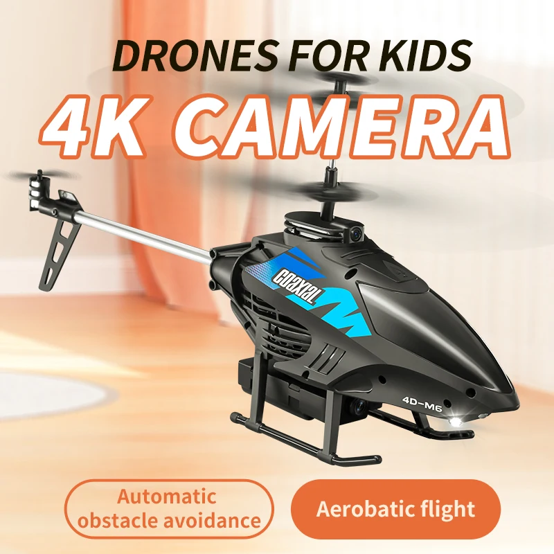 4DRC 4D-M6 Beginner Hobby Helicopter 2.4G Helicopter Drone Intelligent Obstacle Avoidance Remote Control Helicopter With Camera