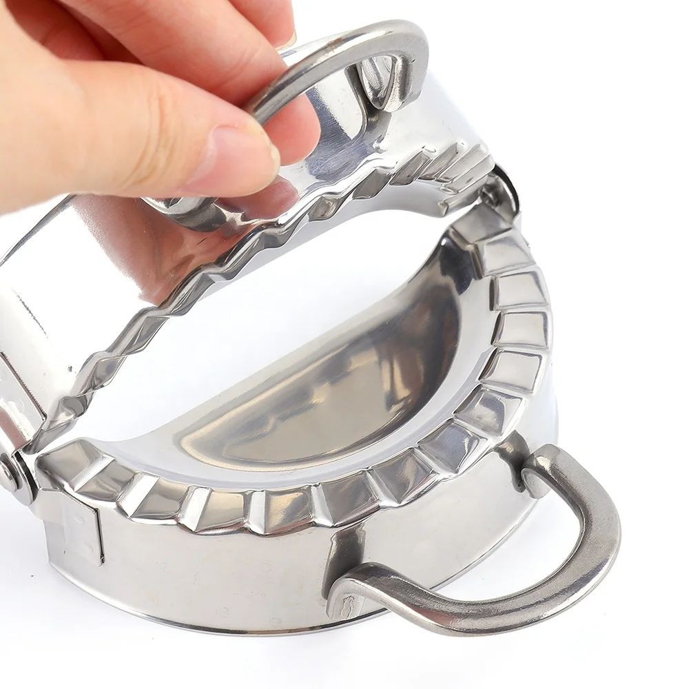 Factory Empanada Press Dumplings Tool DIY Manual Stainless Steel Dumpling Maker Mold