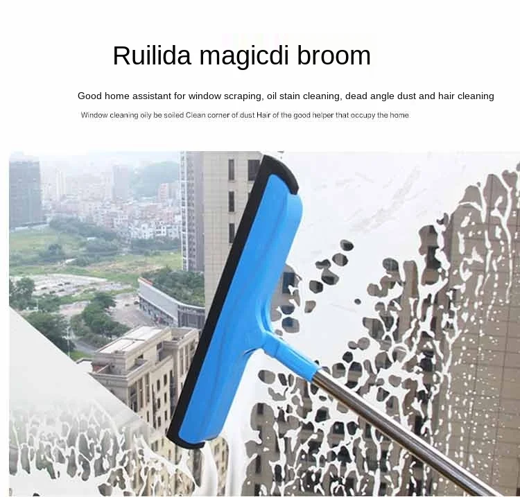 Innovative Floor Hair Cleaner 180 Rotating Angle Strong Dust Free Broom With No Dead