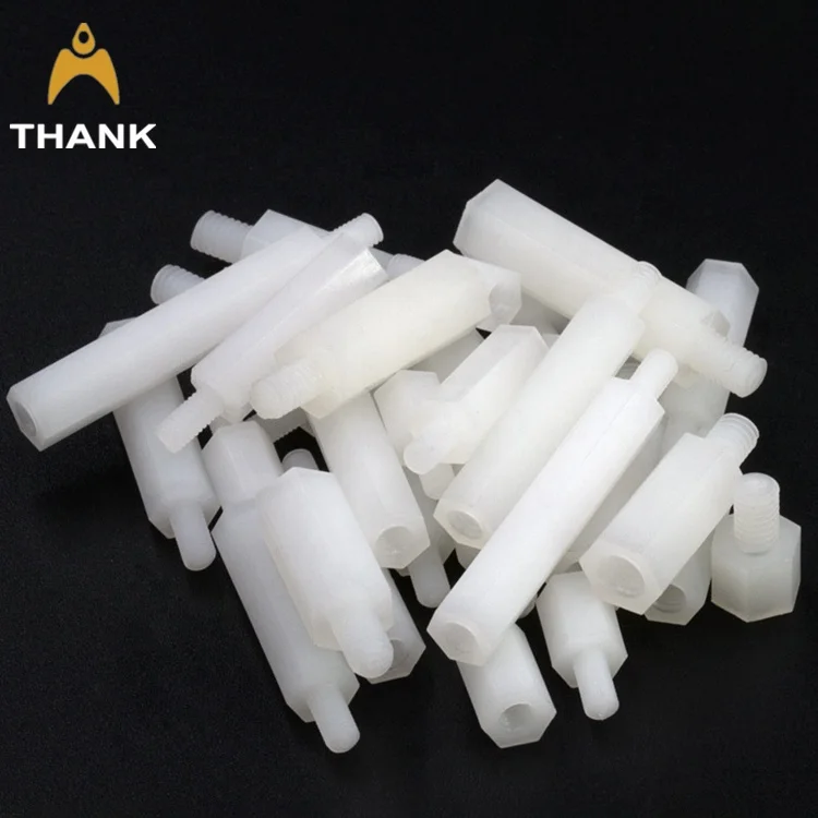 male female metric female hex threaded m4 12mm nylon standoff spacer
