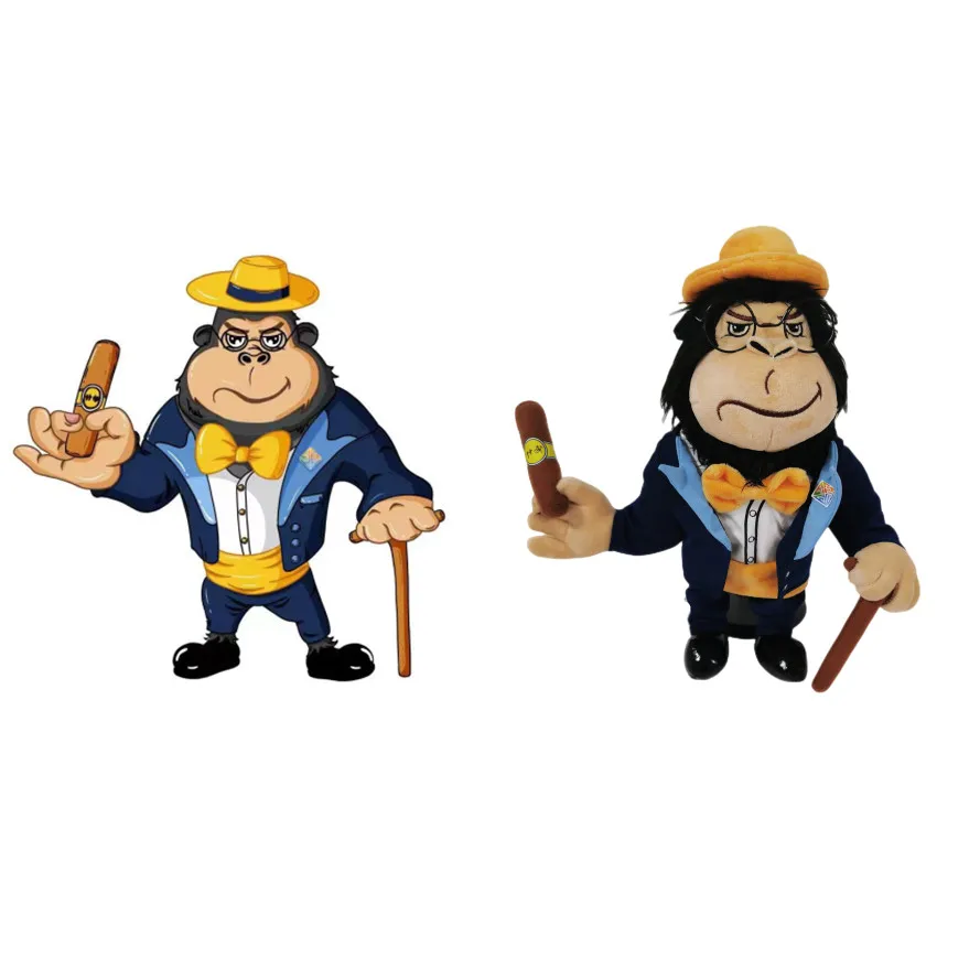 China Kawaii Stuffed Toy Custom Amazon Oem/odm Hot Sale Squishy Monkey Toy Stretchy Squishies Wild Animals Plush Toy