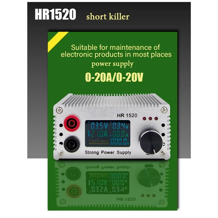 HR1520 короткий убийца Pro LCD 15V 20A тестер короткого замыкания сварочное оборудование