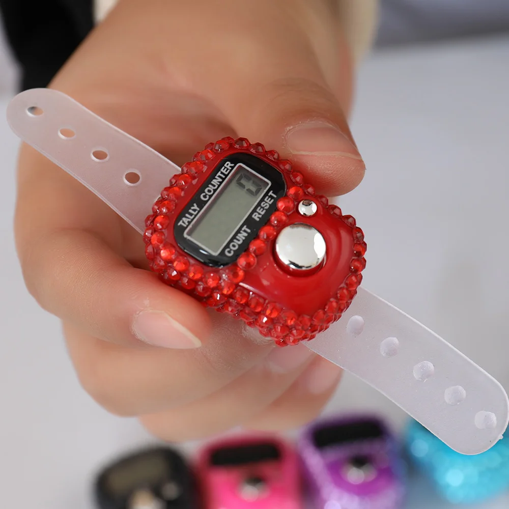 Religion Eid Ramadan Bright Pink 99 Beads Tasbihs Set Allah Islamic Prayer Tesbih Digital Rosary Glass Worry Muslim Beads