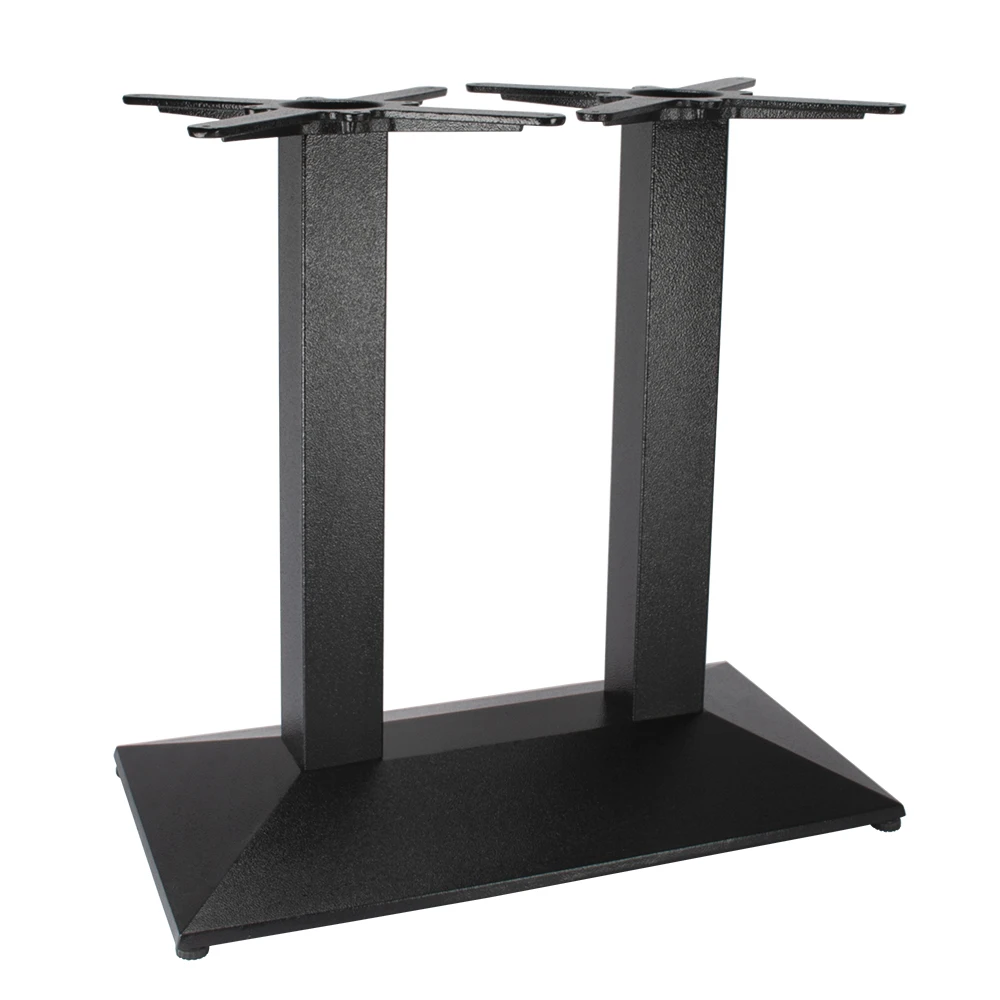 Black Metal Table Legs Cross Base Support Frame Coffee Shop Tulip Table Base