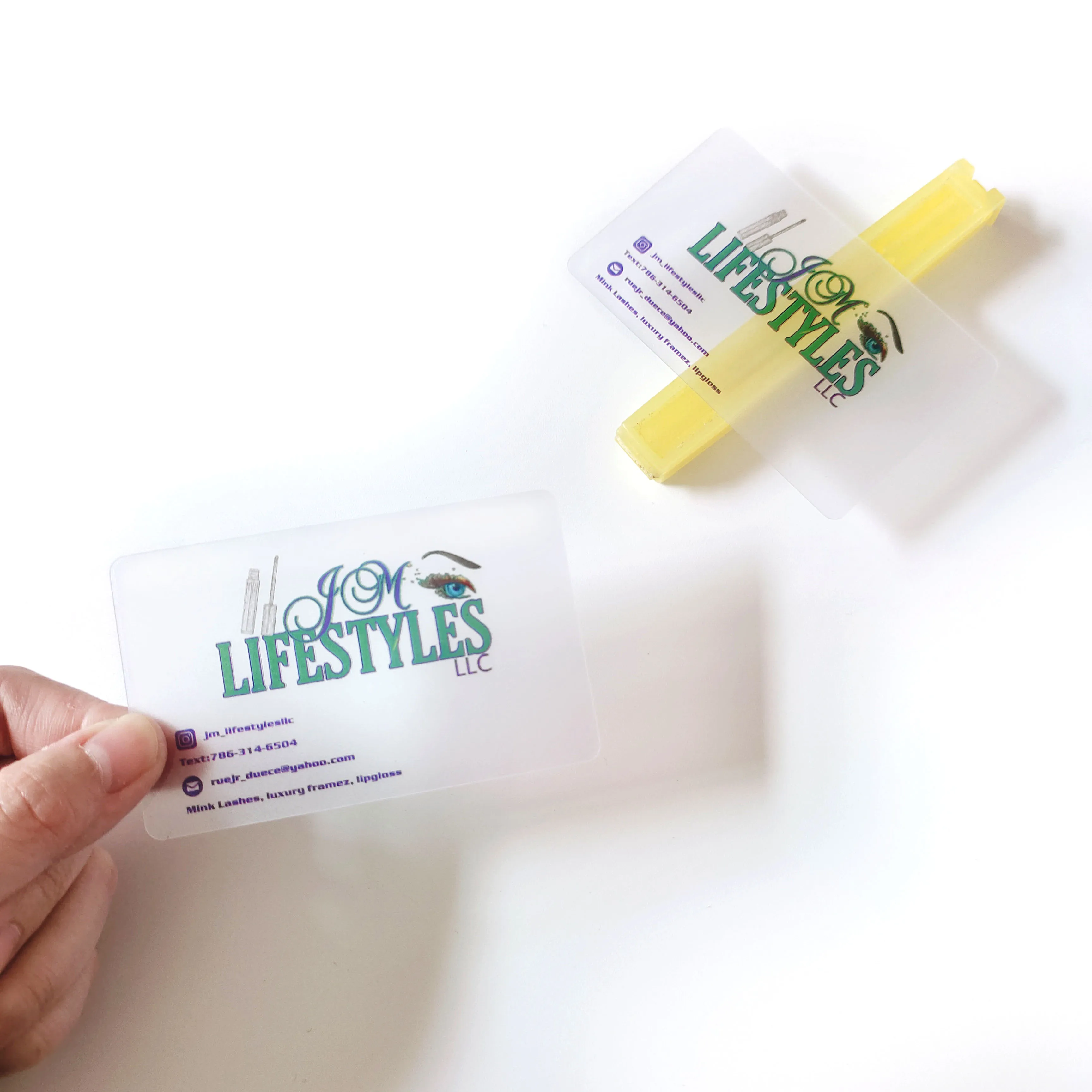 Wholesale Cheap Best Quality Pvc Clear Frosted Card Transparent Plastic Business Cards With Logo